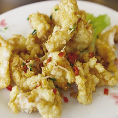Seppioline piccanti in tempura